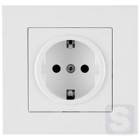 Розетка із заземленням 16A/220V Arvia Electric KAREN Білий (20 01 1000 217)